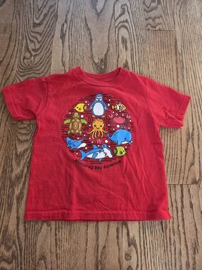 Monterey Bay Aquarium - Red Kids' Ocean Creature Tee - 2T